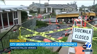 Rancho Palos Verdes asks Newsom to declare state of emergency amid landslides