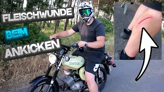 ER lernt SIMSON FAHREN 😲 | Was macht er da? 🤣 | Motovlog #55