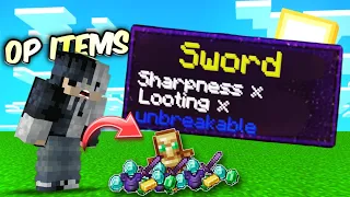 Crouching Gives Op ITEMS 😯|| LEANDER GAMING || MINECRAFT ||