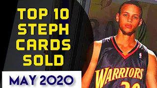 Steph Curry - Top Ten Basketball Cards Sold - May 2020