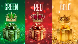 choose your gift🎁😍😭🤮 | Green💚 Red❤️ Gold 💛 #3giftbox #chooseyourgiftchallenge