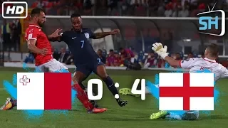 Malta vs England 0-4 World Cup Qualifiers All Goals and Highlights September 1,2017