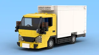 🚚💥 Unleash Your Building Skills: LEGO Mitsubishi Fuso Canter Easy Tutorial! 🧱🔧