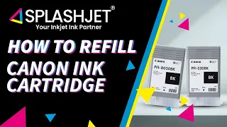 How to Refill Canon PFI Series Ink Cartridge - Quick Canon TA Ink Refill  Step by Step Guide