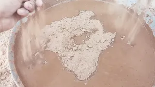 Red dirt pouring⏳+wet texture crumbling🫶🏻❤️🥰@sand.crumbling123ASMR