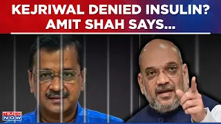 'Serious Crisis In AAP If...': Amit Shah On Arvind Kejriwal Not Getting Insulin In Tihar Jail