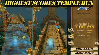 1,198,275 Scores And pickup 2,138 Coins Zack Wonder Temple Run