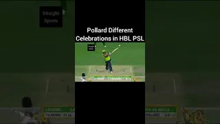 Pollard Wicket Celebration in HBL PSL | Pakistan Super League | #trending #psl #shorts #cricket