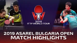 Jun Mizutani/Mima I. vs Tomokazu Harimoto/Kasumi I. | 2019 ITTF Bulgaria Open Highlights (1/2)