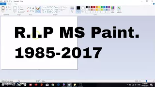 R.I.P Paint 1985 - 2017 :(