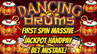 OMG! Bet $52.80 by Mistake & Won My Biggest Jackpot Ever! Dancing Drums