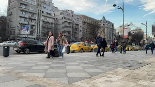 Exploring Bucharest streets in January 2022🇹🇩Romania is a beautiful country❤️You must visit it✈️‼️