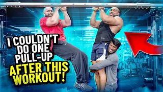 I COULDN'T DO ONE PULL-UP AFTER THIS BACK WORKOUT!