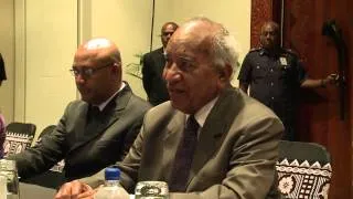 Fijian Minister for Defense Joketani Cokanasiga signs MOU with China on Military assistance