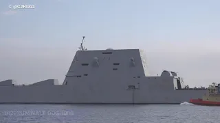 USS Zumwalt (DDG 1000) Inbound - August 30, 2021 - San Diego