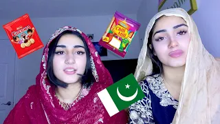 TRYING PAKISTANI SNACKS in Punjabi