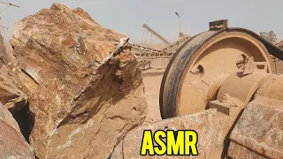 Amazing Quarry Primary Rock Crushing | Rock Crusher in Action |Jaw crushers in action #asmrcontent