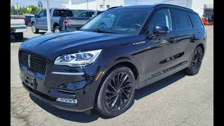 2023 Lincoln Aviator Reserve 1,260kms Dynamic Handling, illumination package, jet package stk T11442