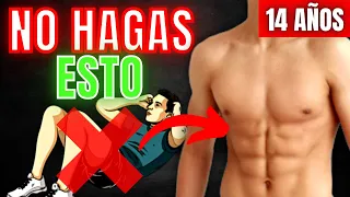 😱NO hagas este EJERCICIO para MARCAR el ABDOMEN +5 TRUCOS para conseguir ABDOMINALES 14 AÑOS 2022