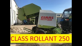 Пресс-подборщик CLAAS ROLLANT 250 Клаас 250 обзор пресс-подборщика