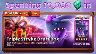 Spending 10,000 Runes in Triple Stryke Draft Box | Dragons: Titan Uprising