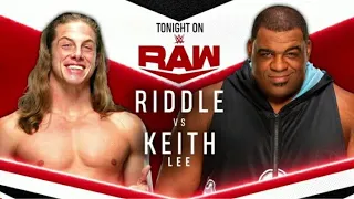 Matt Riddle vs Keith Lee - WWE Raw 08/02/21 Español latino