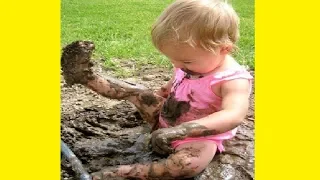 Funny KIDS Sticking and Sinking in Mud and Quicksand #2