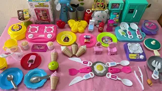 5 Minutes Satisfying With Unboxing Hello Kitty Sanrio Kitchen Set | Amazing Steel House Kitchen Sets
