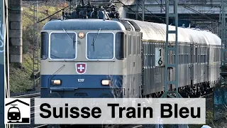 Suisse Train Bleu an der Isenburger Schneise und im Frankfurter Hbf