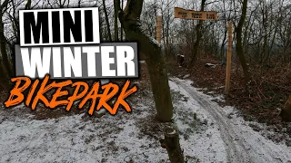 Home Trail Krefeld im Winter - Wie ein kleiner Bikepark #mountainbike #mtb #trail