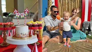 Celebrating Oliver's FIRST Birthday! | Carnival Party, Petting Zoo & More Fun!