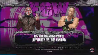WWE 2K23 RVD VS JEFF HARDY EXTREME RULES Match