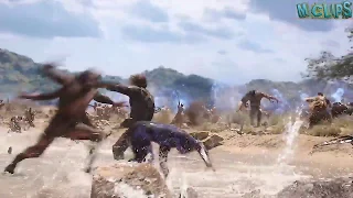 Thor Arrives In Wakanda scene (Satisfya)