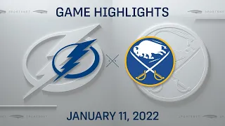 NHL Highlights | Lightning vs. Sabres - Jan. 11, 2022