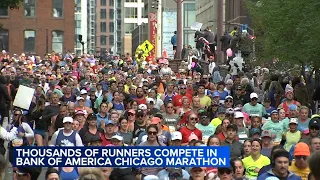 Thousands compete in Chicago Marathon