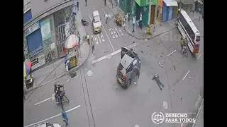 Video completo - Accidente en Medellín con conductora supuestamente ebria en BMW. ⚖️💸🛑