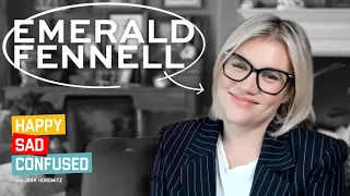 Emerald Fennell talks SALTBURN, KILLING EVE, ZATANNA I Happy Sad Confused