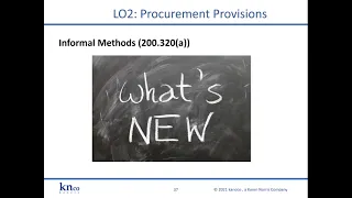 Procurement Provisions under the Uniform Guidance