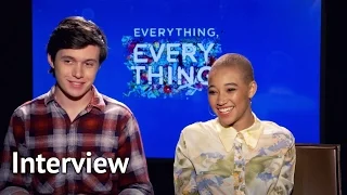 Everything, Everything - Amandla Stenberg & Nick Robinson Interview (2017)