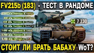 Обзор FV215b (183) - Королева ваншотов 👑 Стоит ли брать бабаху на аукционе World of Tanks 2023