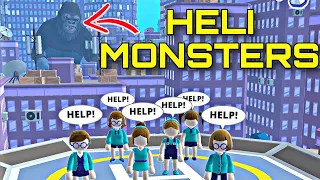 Heli Monsters - Urban fear, Mobile gameplay - PART 1