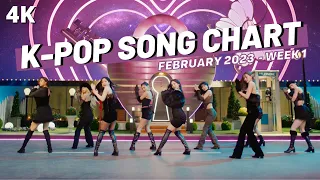 (TOP 100) K-POP SONG CHART | FEBRUARY 2023 (WEEK 1)