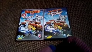 Two different copies of Tom and Jerry The Fast and the furry