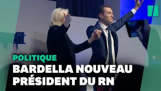 Jordan Bardella élu président du Rassemblement national