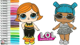 LOL Surprise Dolls Lights Glitter Collection Fyre and Ice LOL Surprise Opposites Club