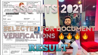 SSC MTS Result 2021🔥I will be skipping the DV so that a needy candidate can get the job