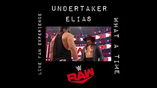 UNDERTAKER and ELIAS on WWE RAW - Live Fan Experience from RAW after Mania