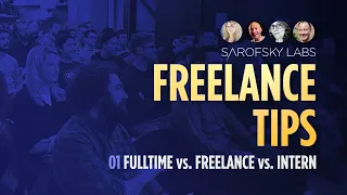 Freelance Panel at Sarofsky Studios: Part 1 | Interning vs. Full-Time vs. Freelance
