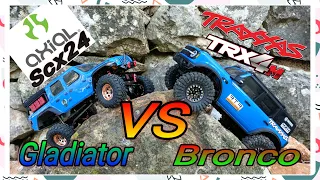 Traxxas Trx4M Bronco VS Axial Scx24 Gladiator