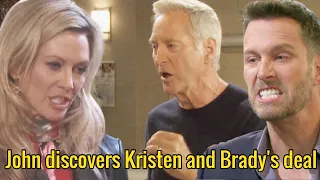 SHOKER John discovers Kristen and Brady's deal, Found the antidote to help Brady get rid of Kristen